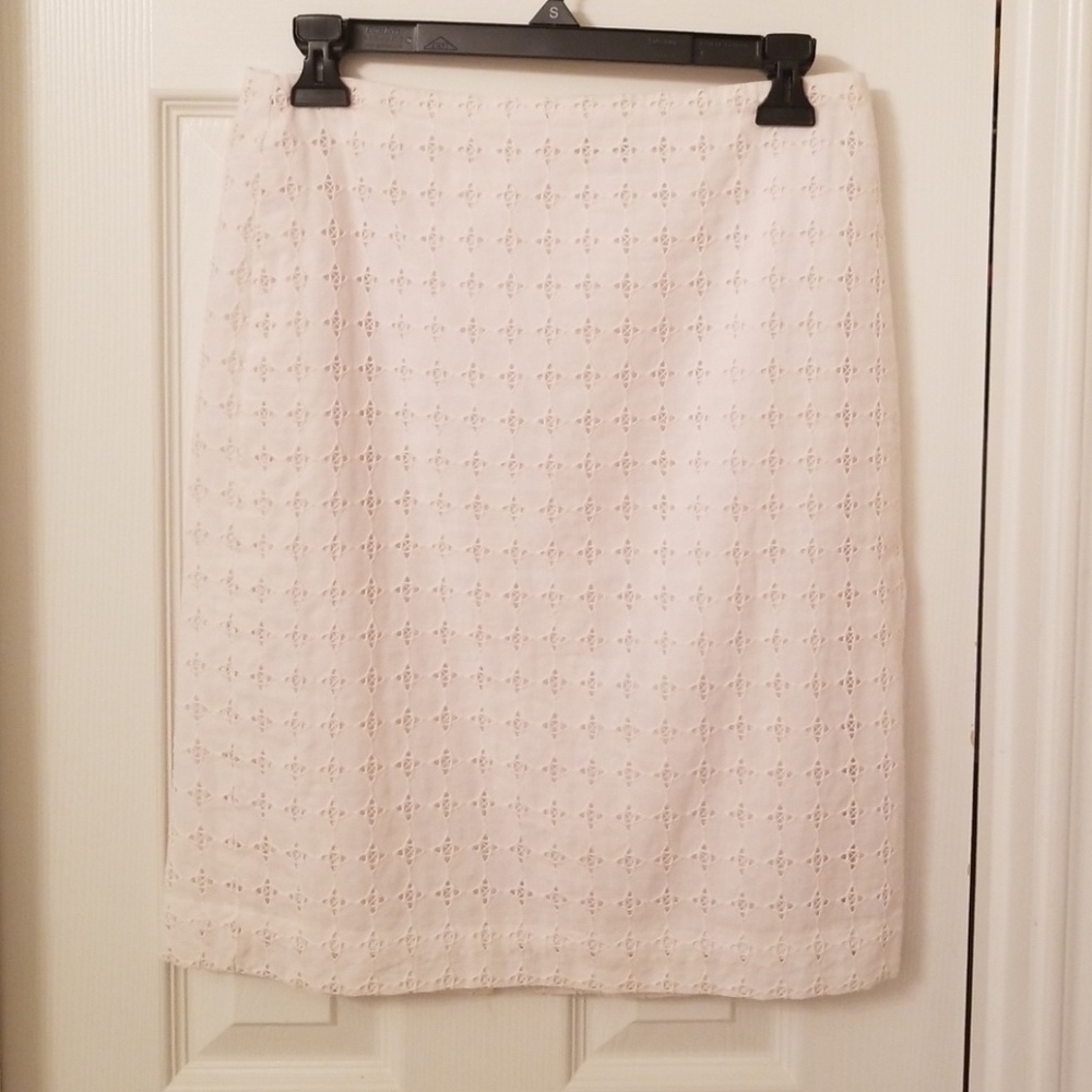 White skirt